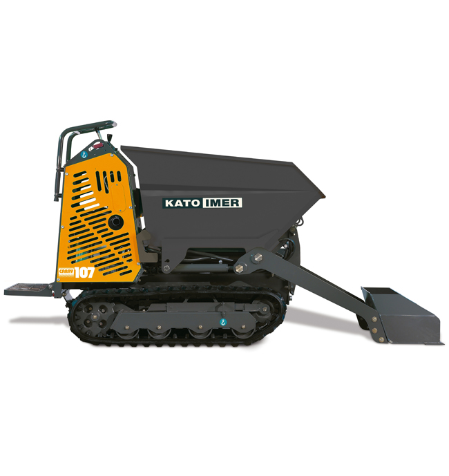 CARRY 107 Cassone - Minidumper per il trasporto e la movimentazione di materiale nel cantiere e in luoghi difficilmente accessibili.