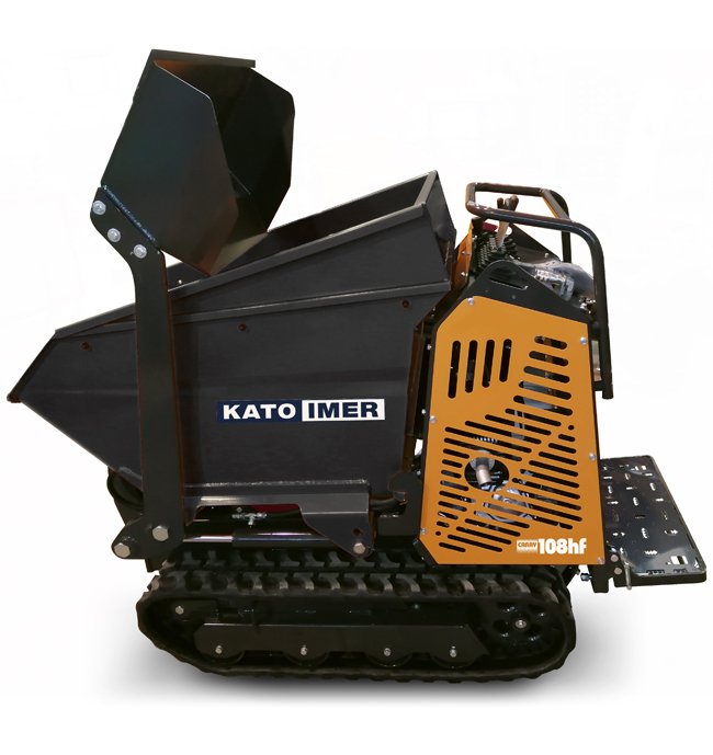 CARRY 108 HF - Carry 108 HF: 4 fixed displacement gear pumps: one more pump than the Carry 107 mini-dumper.
